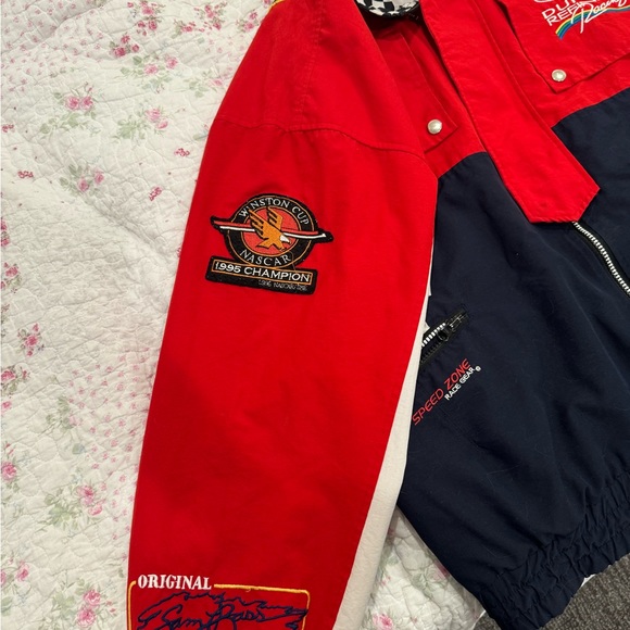 Jeff Gordon nascar racer zip up windbreaker jacket RARE size L - Picture 3 of 9